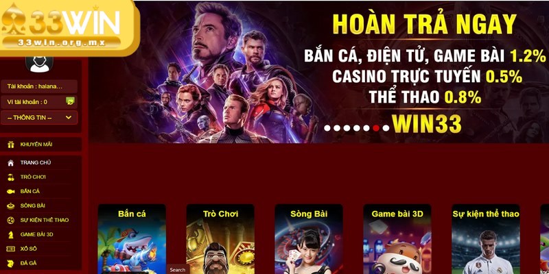 33WIN hoàn trả tiền cược cực hấp dẫn cho anh em game thủ 3 Hãy liên hệ CSKH và làm theo hướng dẫn để nhận hoàn cược